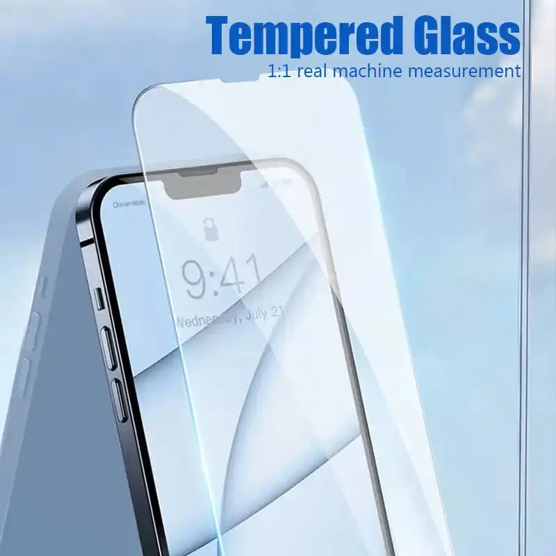 4 Piece Protective Glass for iPhone